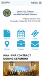 Mobile Screenshot of pnr.gov.ph